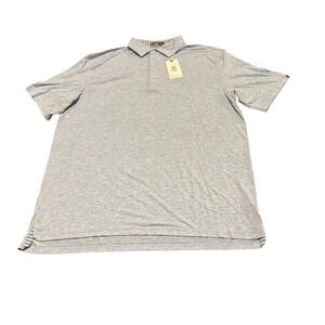 tasc Performance Mens Cloud Polo Shirt Clear Blue Heather L New TM538H-459SP